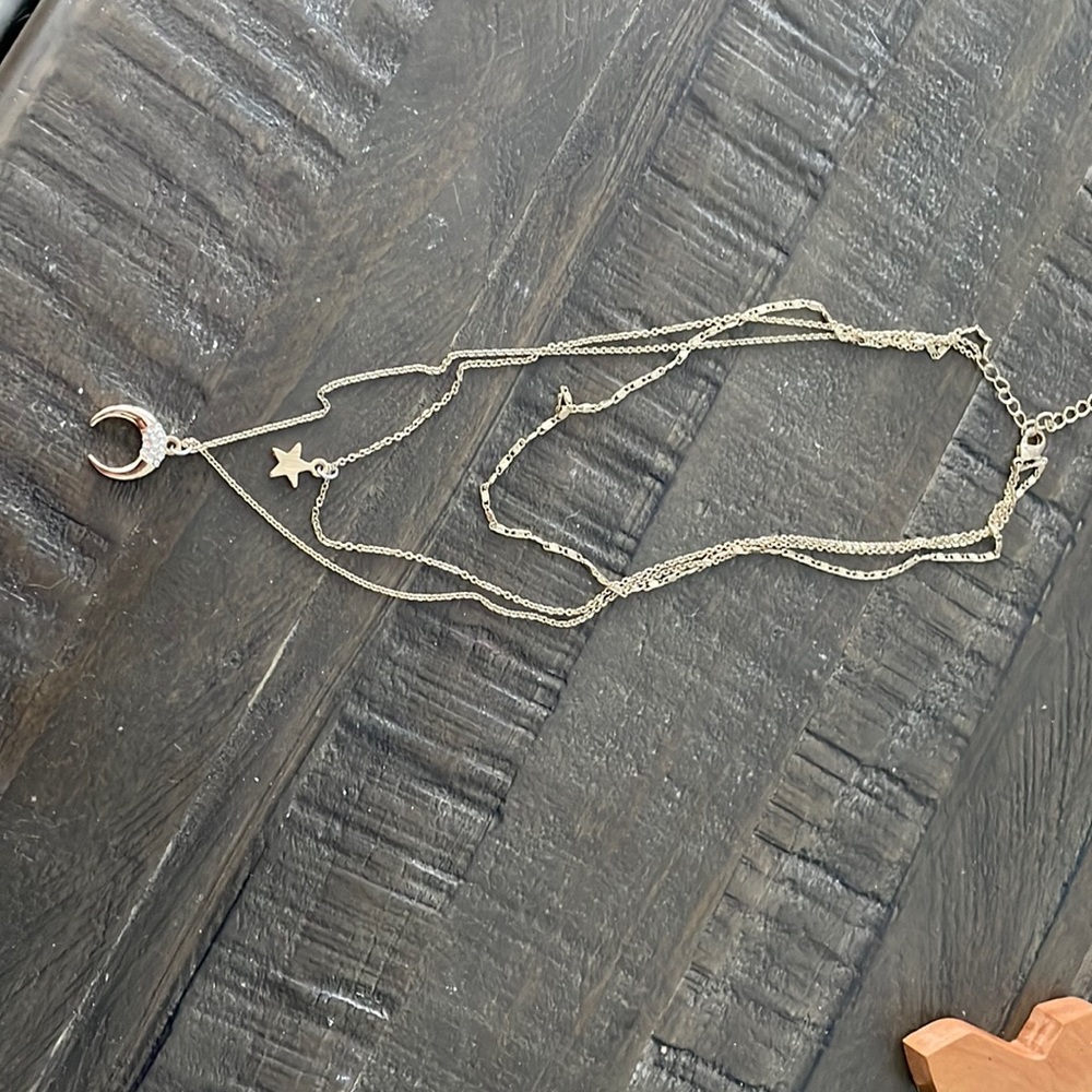 gold layered necklace